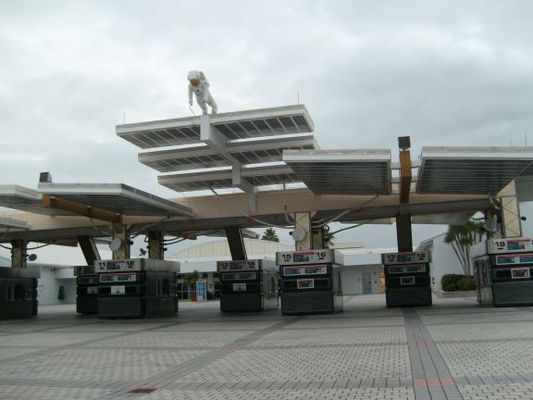 Kennedy Space Center ticket gates
