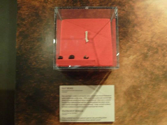 Mel Fisher Maritime Museum
This rat bone came from one of the wrecks Mel dived on. When a ship goes down, rats die too. Mel is best known for finding the wreck of the Atocha off the Florida Keys which was featured on the History Channel. It was loaded with spanish treasure. Finding it took a great deal of time and money as well as 3 lives including that of his son and daughter-in-law.
