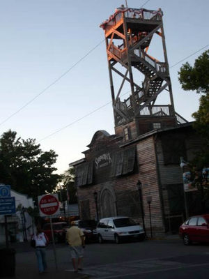 Tower above the Shipwreck Museum
