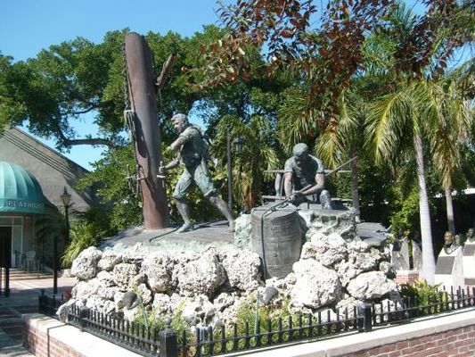 Monument to wrecking
While wrecking (salvaging of shipwrecks) was the key business in Key West for a long time, wreckers were also responsible for saving thousands of lives of survivors as their first priority.
