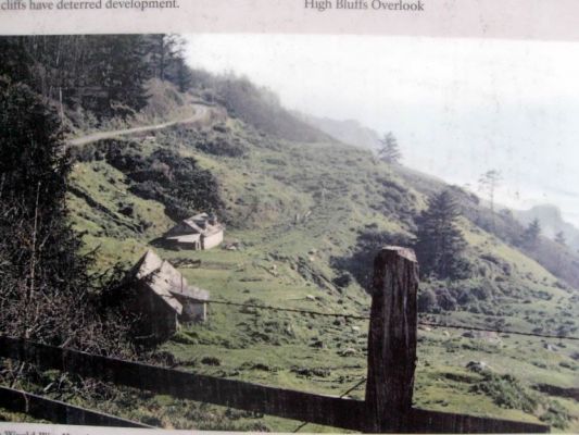 Phony farm
This lovely farm on the coast once hid a radar installation and anti-aircraft guns in WWII. The buildings are heavy block with phony facades.
