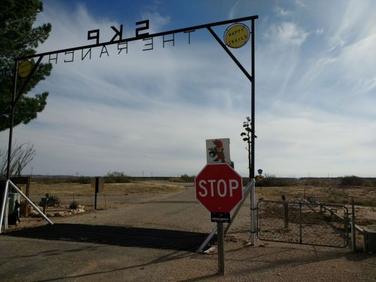 Entrance/Exit
Notice the sign above the stop sign. They do mean STOP!
