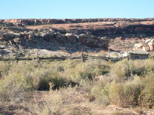 Abandoned ranch in Arches National Park

