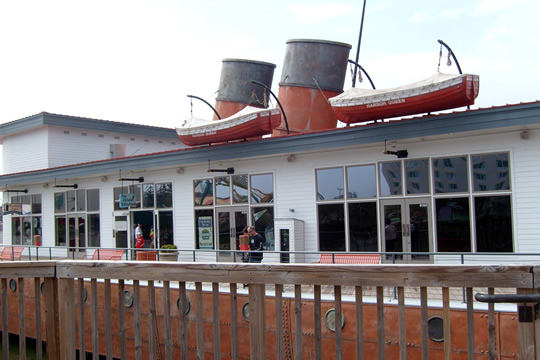 Nautical themed shops at Broadway on the Beach
