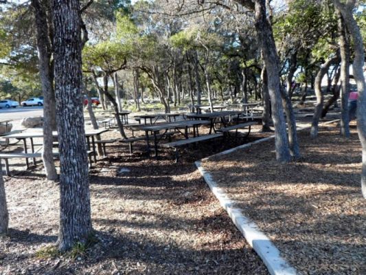 Picnic area - Natural Bridge Caverns
