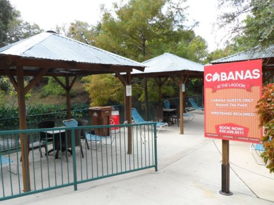 Private cabanas for rent
