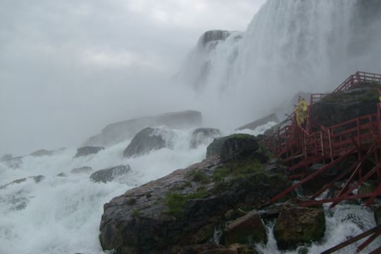 Cave of the Winds by the falls
