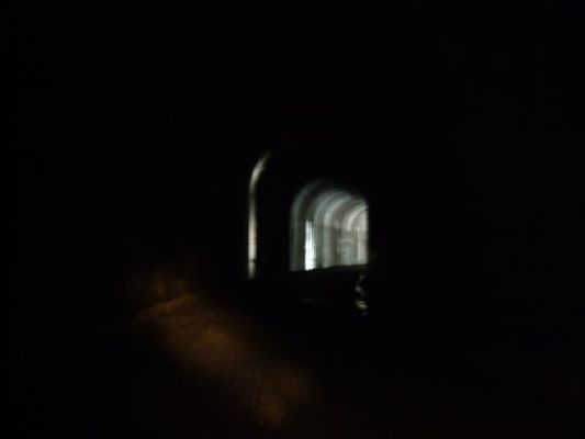 Dark dark tunnels. Bicycle lights required.
