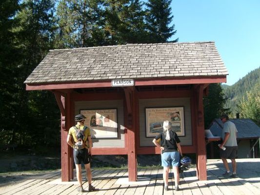 Trail end in Pearson.
