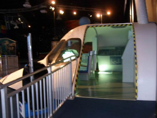Space shuttle mockup and simulator
