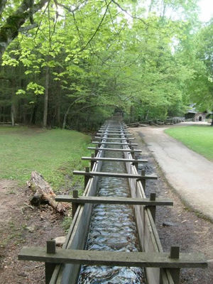 Channeling water to the mill
