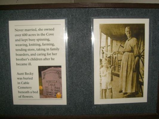 Rebecca Cable
Owner of the house and 600 acres along with several businesses, Aunt Becky never married and lived with her brother. Quite the business woman, she also took in boarders. Maybe she never met the right fella or maybe she understood that for a woman to marry in that time meant losing everything she had to the husband including her worldly goods, choices, and freedom. She had a lot to lose.

