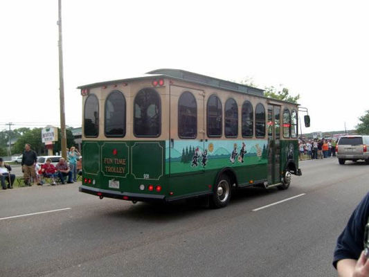 Pigeon Forge-Gatlinburg trolley
