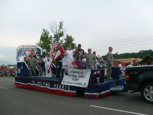 Military float
