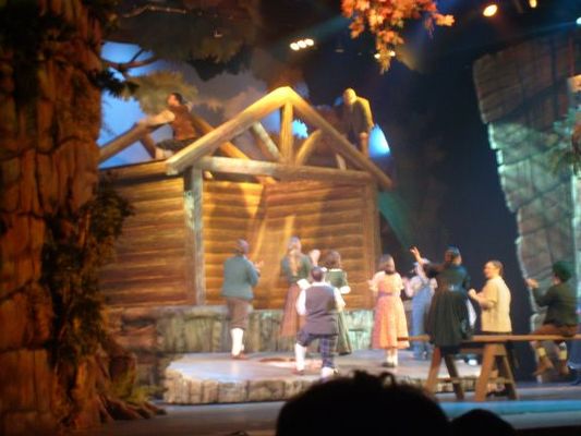 They have trampolines in the cabin floor and front of the stage floor
