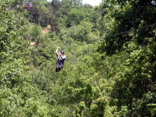 Zipping through the Smoky Mountains

