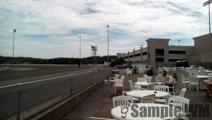Outside patio at the clubhouse
