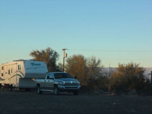 Boondocking near the Big Tent
