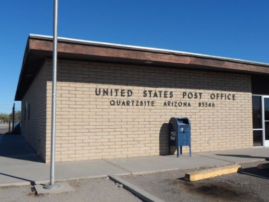 I survived the Quartzsite Post Office
