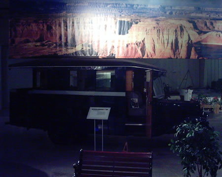 Mae West's "Limo/RV"
The studio had to offer her this to get her out of vaudeville and into the movies. It has a table, chairs, hotplate, icebox, driver, and a back porch for her rocking chair.
