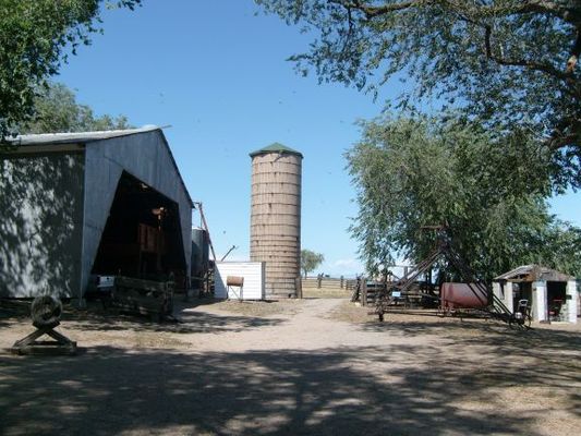 Barn and silo

