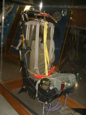 Ejection Seat
Don't forget to pull the maintenance pins out that secured it from accidental firing and don't drop anything in the cockpit that might jam it when needed.
