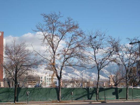 Mountain snow outside Salt Lake City
