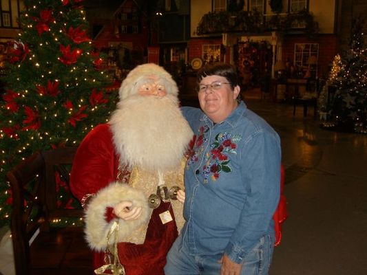 Santa and me
