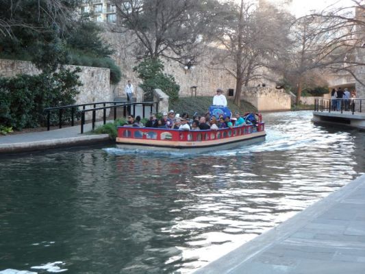 River Walk tour boat
