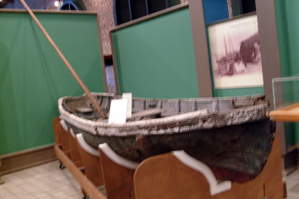 Another handmade fishing boat
At one time this boat was cracked down the center by a hurricane. It has been through a lot of changes in its long history.

