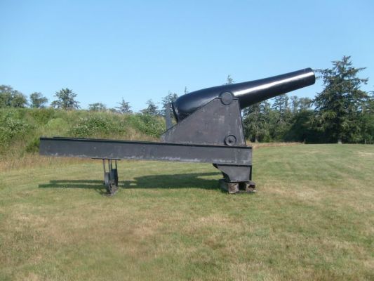 Cannon type used in the earthworks
