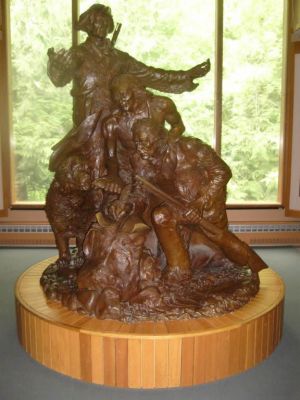 Lewis and Clark, Indian scout, Lewis's New foundland dog Seaman
