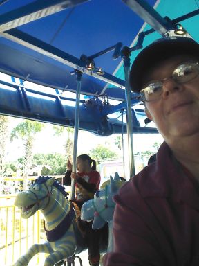 Riding the carousel
