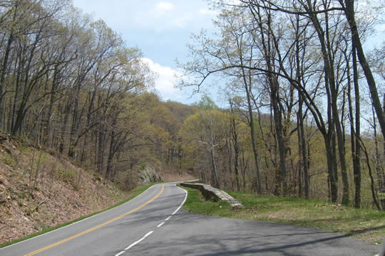 Skyline Drive is 104 miles of winding road
I went a little past the halfway point before heading down a side highway that connects to go back down to the valley.
