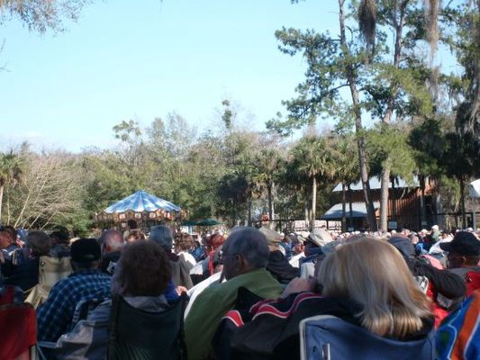 Quite a crowd of country music lovers
