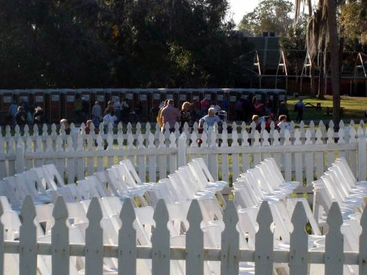 Looking beyond the reserved seating area, plenty of Andy Gumps for your needs.
