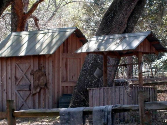 Pioneer home and well
