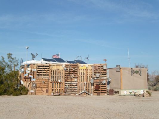 Build whatever you want for privacy or storing stuff - no rules!
