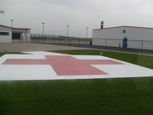 Helicopter pad for medical emergencies
