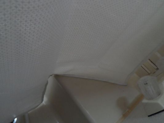 Shower curtain fit to seat
