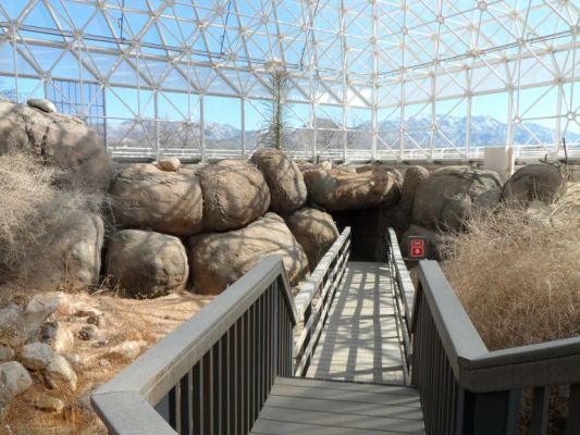 Basement entrance under the sahara
