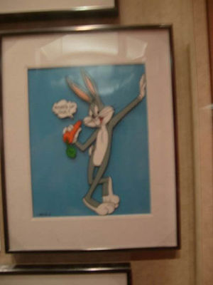 Original Bugs Bunny cartoon cell
