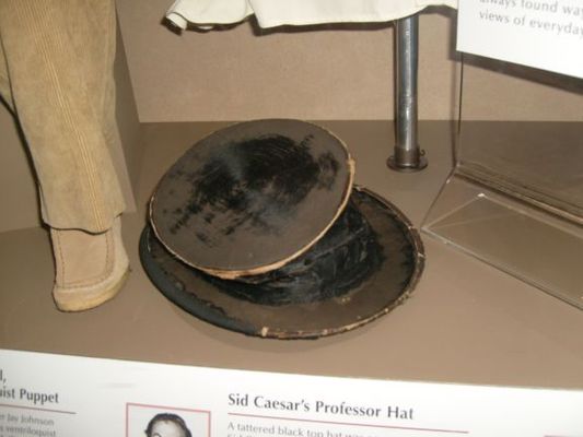 Sid Caesar's professor hat
