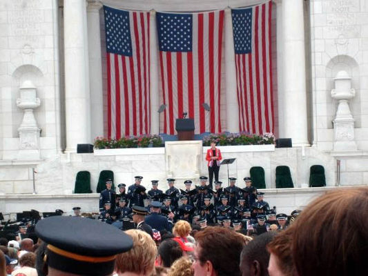 Air Force band
They were very good

