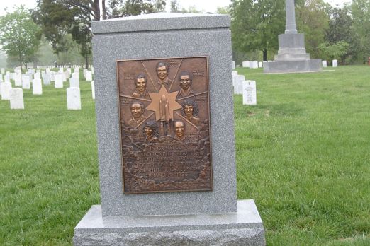 Space Shuttle Challenger memorial
The astronauts are buried just to the left behind it.
