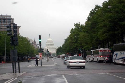 Capitol
It is down this street the President walks once a year to deliver his State of the Union speech
