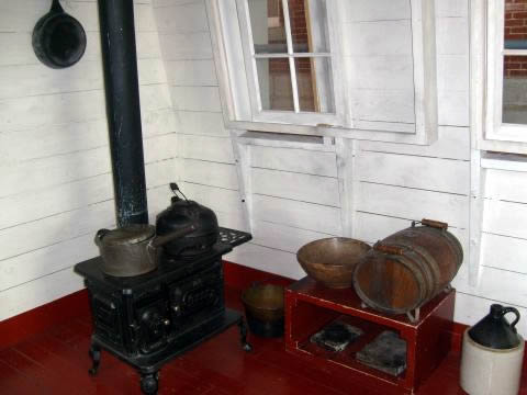 The barge kitchen
