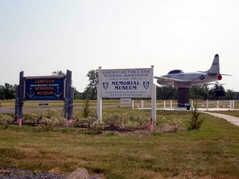 Fort Sampson training center military museum
Navy, Air Force, and Army personnel trained here at various times. Many were ushered out of the service here after the war.
