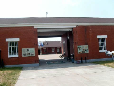 Museum is housed in the old brig compound
