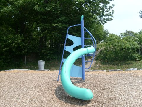 New kind of playground
Don't think I want to slide down this.
